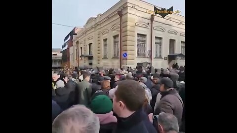 🇬🇪 NO PARDON! HUNDREDS take to streets of Georgia, calling for former president Saakashvili