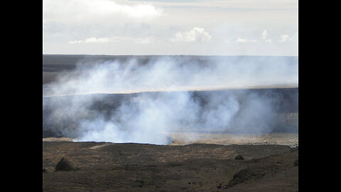 Hawaii Lava Flow from the air