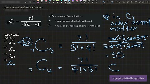 AMC8 Course | Combinations | Definition and Formula