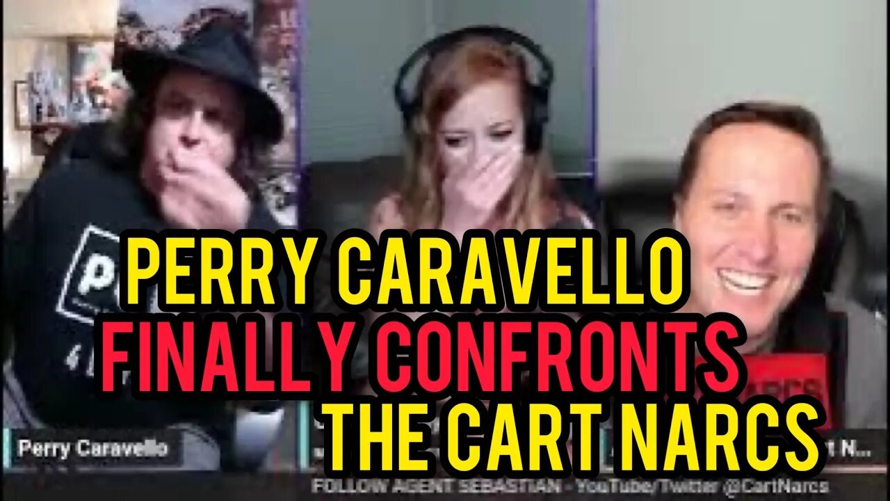 CHAOS! Perry Caravello FINALLY Confronts The Cart Narcs' Agent Sebastian on Chrissie Mayr Podcast