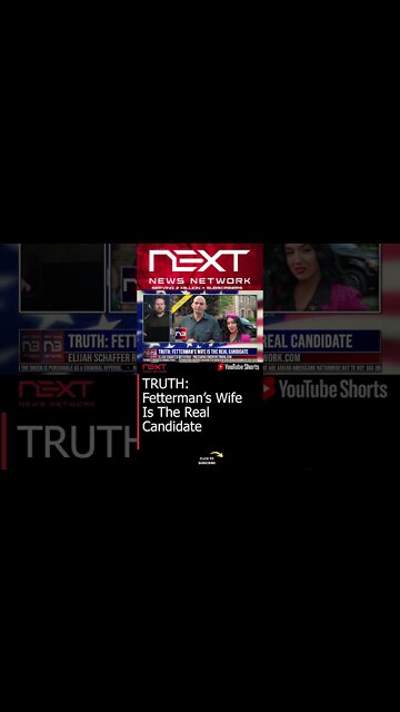 TRUTH: Fetterman’s Wife Is The Real Candidate #shorts