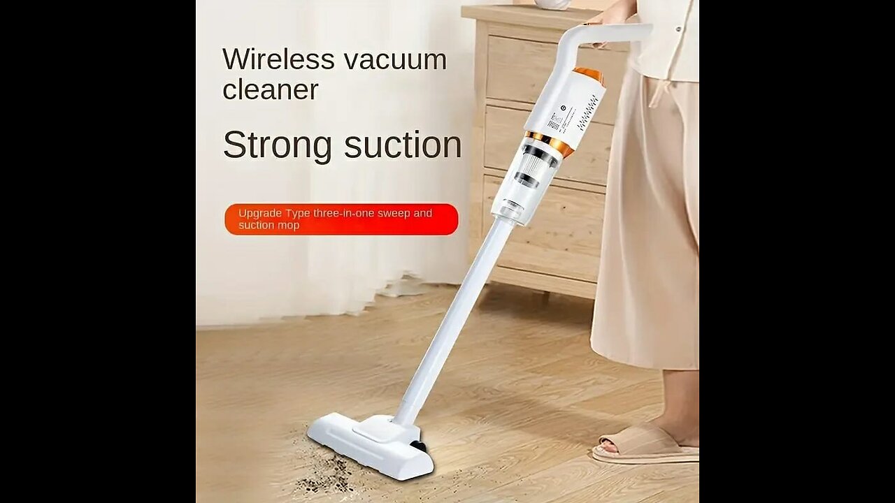 "Handheld Wireless Vacuum Cleaner: Home and Car Cleaning Companion!"