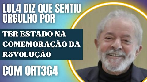 Lula diz que sentiu orgulh0 por ter estado com 0rtega em celebração de revolução