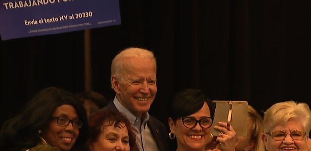 Vice President Joe Biden rallies supporters in Henderson