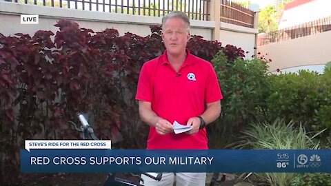 Steve Weagle recognizes Red Cross for its military support