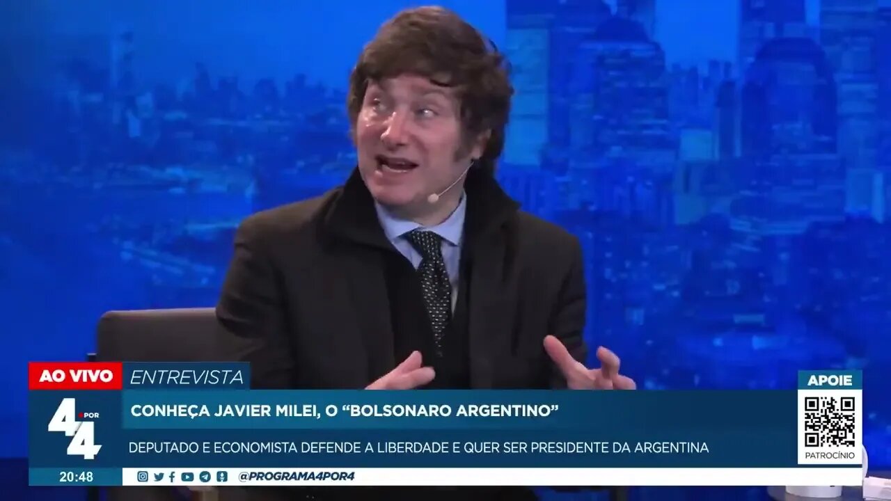 Entrevista com Javier Milei, o Bolsonaro argentino