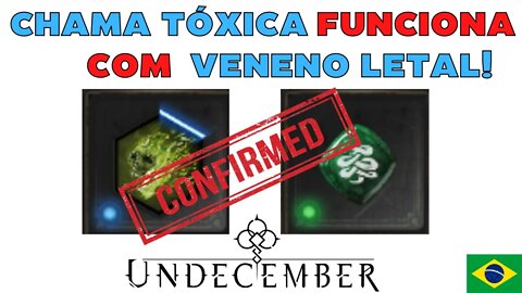 Aumente o DPS da Build de Chama Toxica com Veneno Letal #undecember