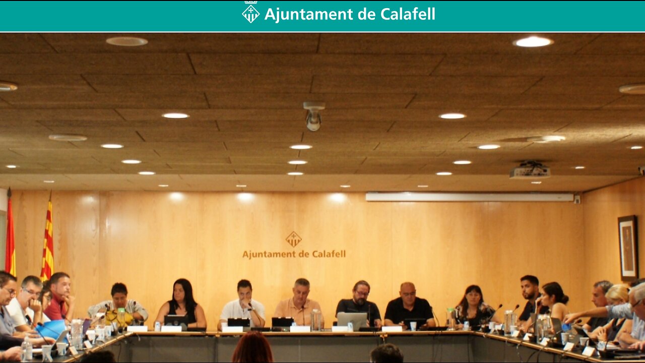 CALAFELL: PLENO ORDINARIO SEPTIEMBRE 2023