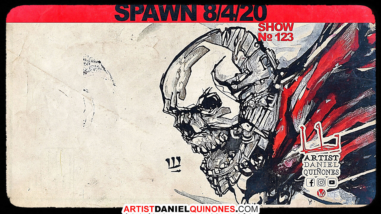 Drawing Spawn without picking up pen | Art, comic-book inspiration | Time-Lapse | Aug 4, 2020