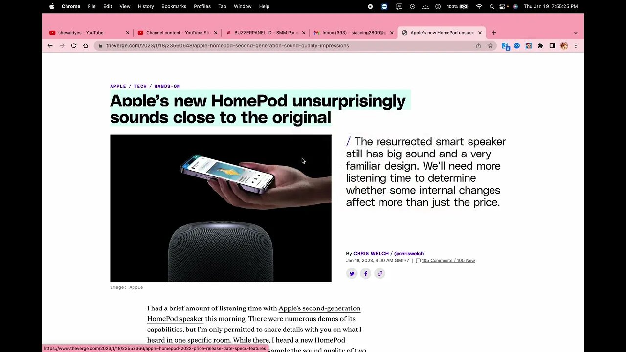 Apple’s new HomePod unsurprisingly sounds close to the original