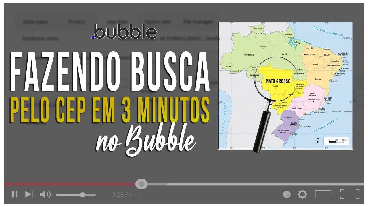 Como puxar dados de endereço apenas com o cep no bubble