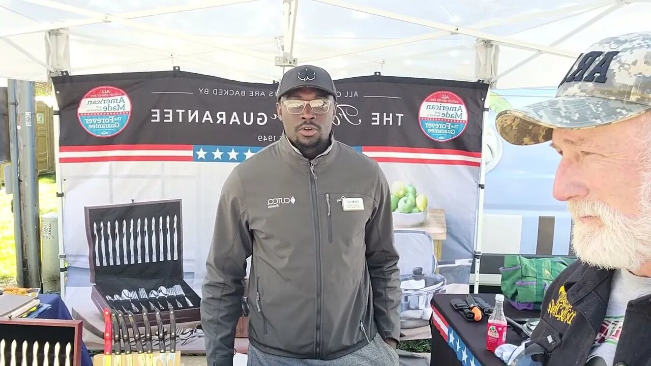 Cutco Knives at Burgoo feast in Utica Illinois