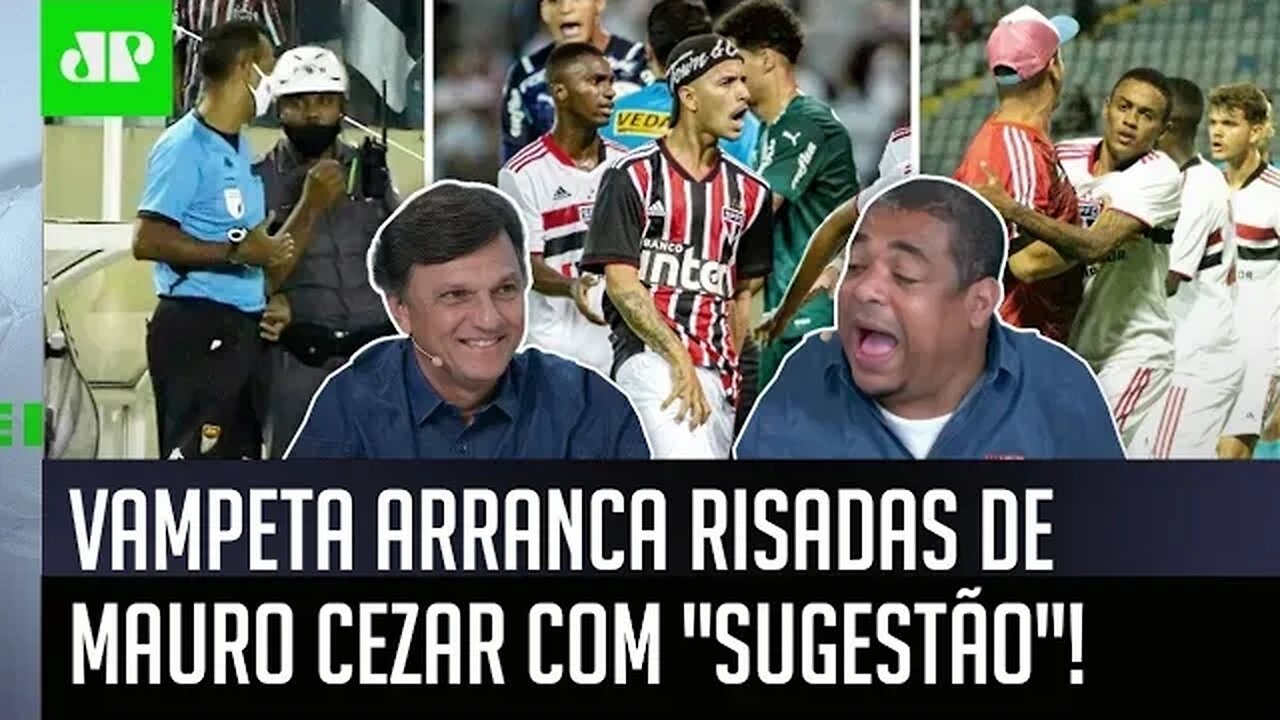 "UÉ! DO JEITO QUE TÁ..." Vampeta ARRANCA RISADAS com "SOLUÇÃO" pra VIOLÊNCIA no futebol!