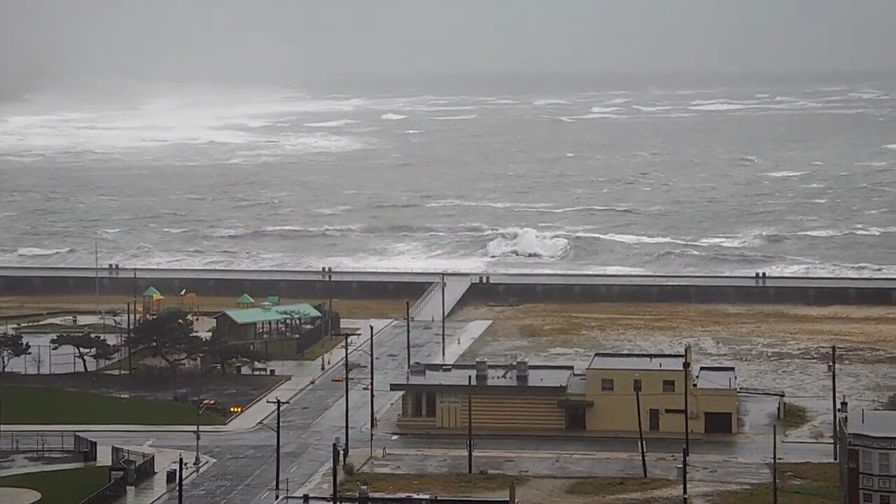 Heavy big destructive wave “Tsunami”