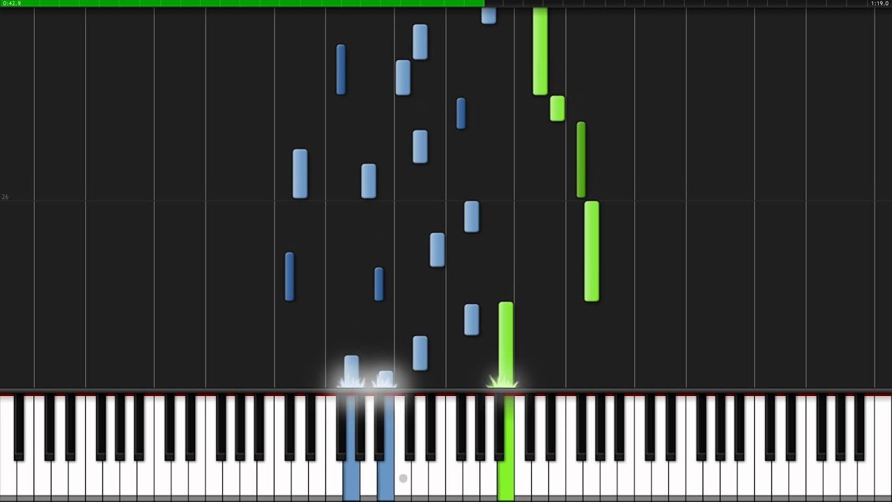 A Tale of Distant Lands - Robert Schumann [Piano Tutorial] (Synthesia)