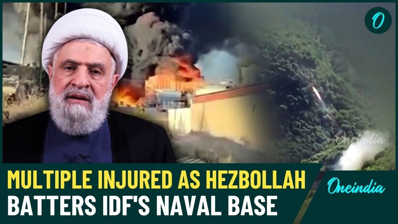 VIDEO| Hezbollah’s Fierce Missile Offensive Pounds Tel Aviv, Haifa; Naval Base Decimated| Watch