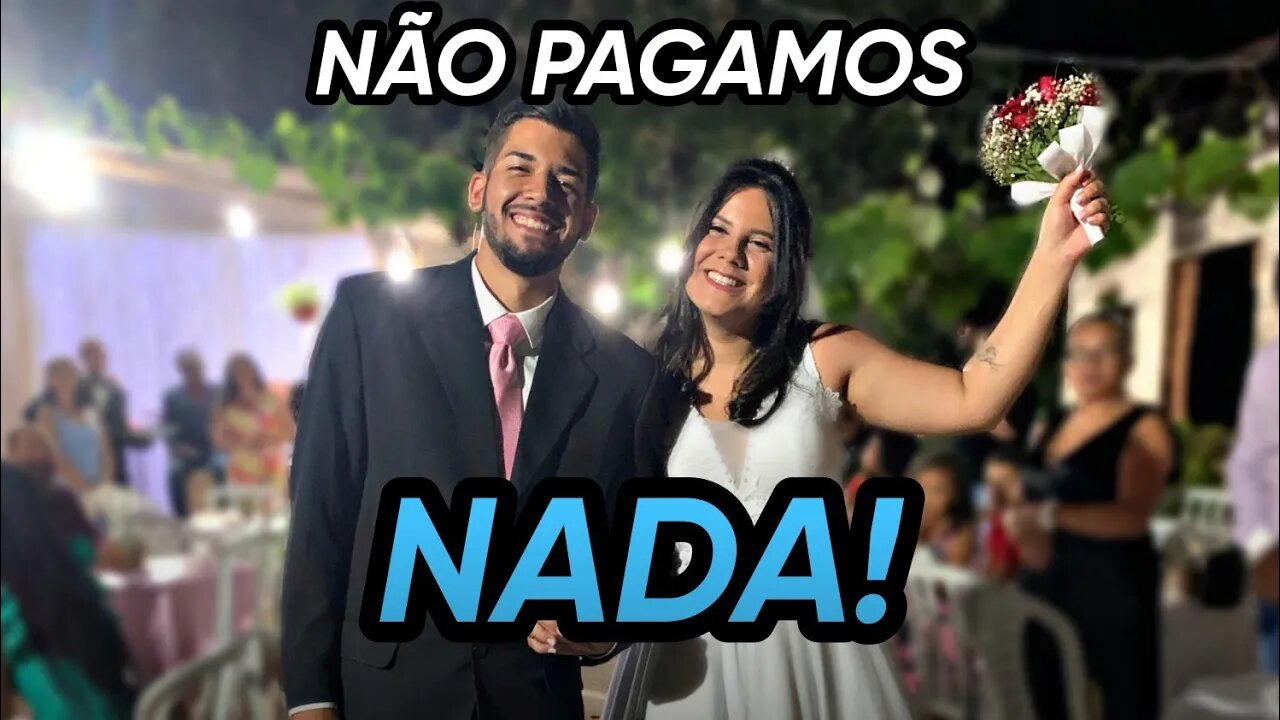 GANHAMOS NOSSO CASAMENTO! COM TUDO PAGO!! / Mile e Biel