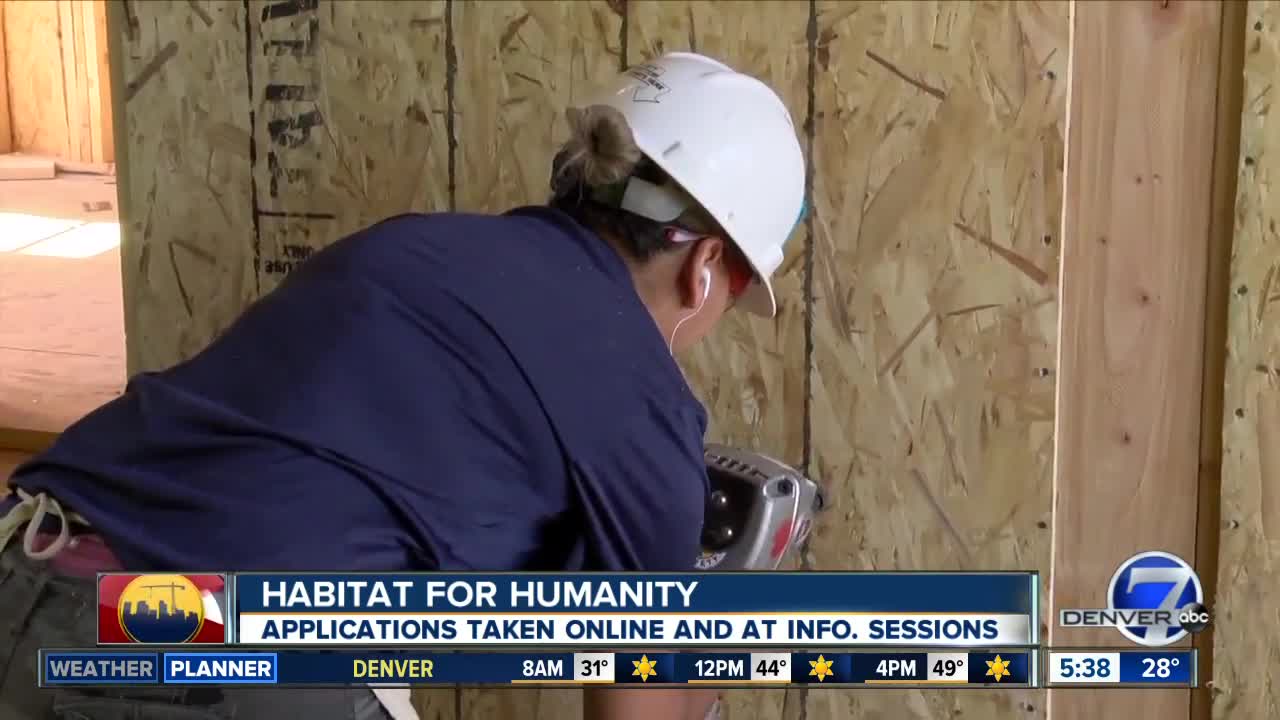 Habitat for Humanity applications taken online or at info sessions