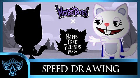 Speed Drawing: Happy Tree Friends Fanon - Moonlight | Mobebuds Style