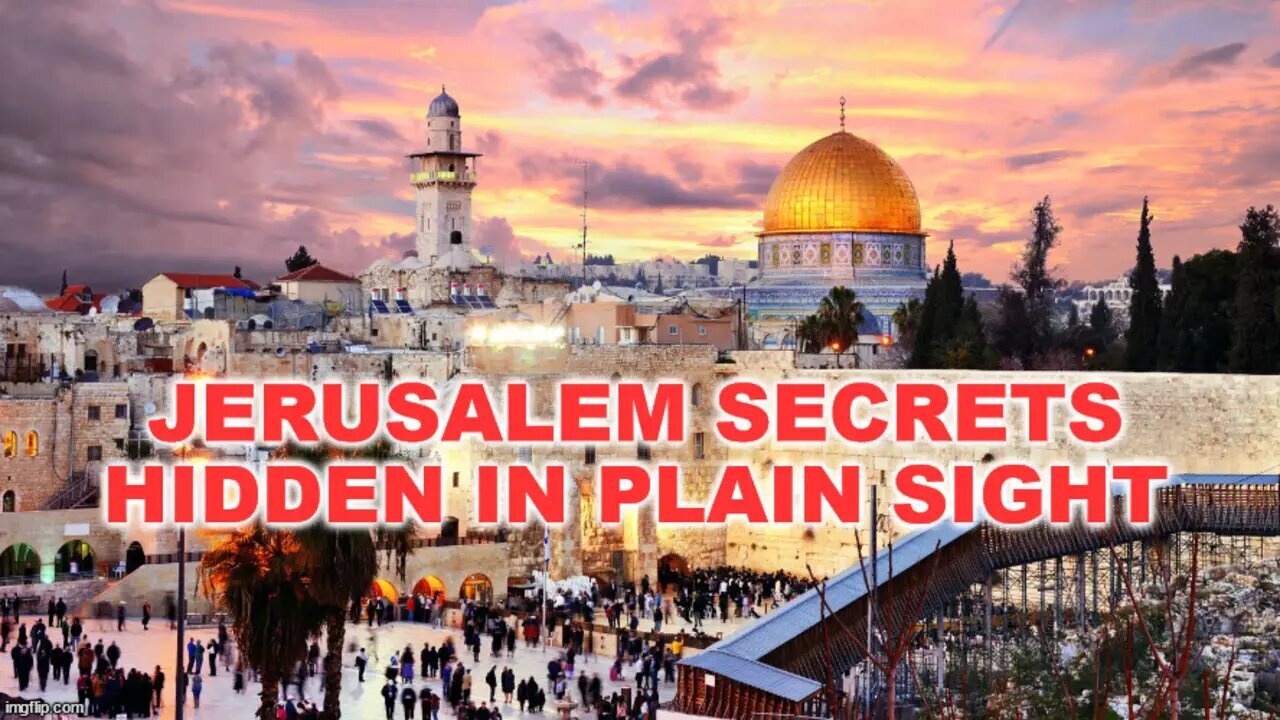 Jerusalem Secrets Hidden In Plain Sight - SMHP - Room 101