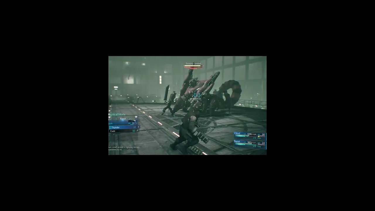 Final Fantasy VII Remake, Boss Fight. The Guard Scorpion Part 2 #shorts