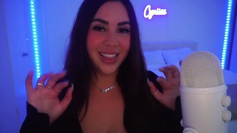 ASMR GF Personal Attention tickles and relaxes you POV 