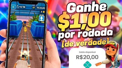 GANHE R$20 p/ DIA Jogando SUBWAY SURFERS - Jogo que GANHA DINHEIRO de Verdade [WINZO PAGA?]