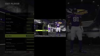 How To Create Cris Carter Franchise Roster Madden 23 #shorts