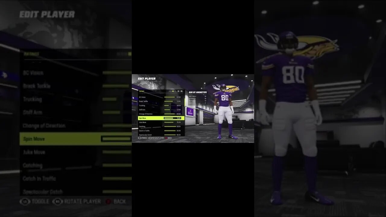 How To Create Cris Carter Franchise Roster Madden 23 #shorts