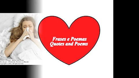 Soube que você está doente, que Deus lhe de forças e te cure! [Frases e Poemas]