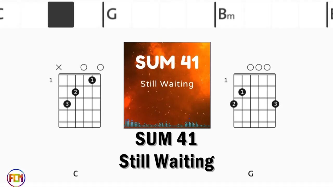 SUM 41 Still Waiting - FCN Guitar Chords & Lyrics HD