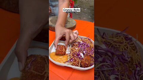 cruncy rolls 😋 #foodvlog #food #vlogs #streetfood