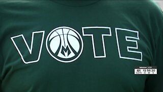 Bucks push the importance of voting