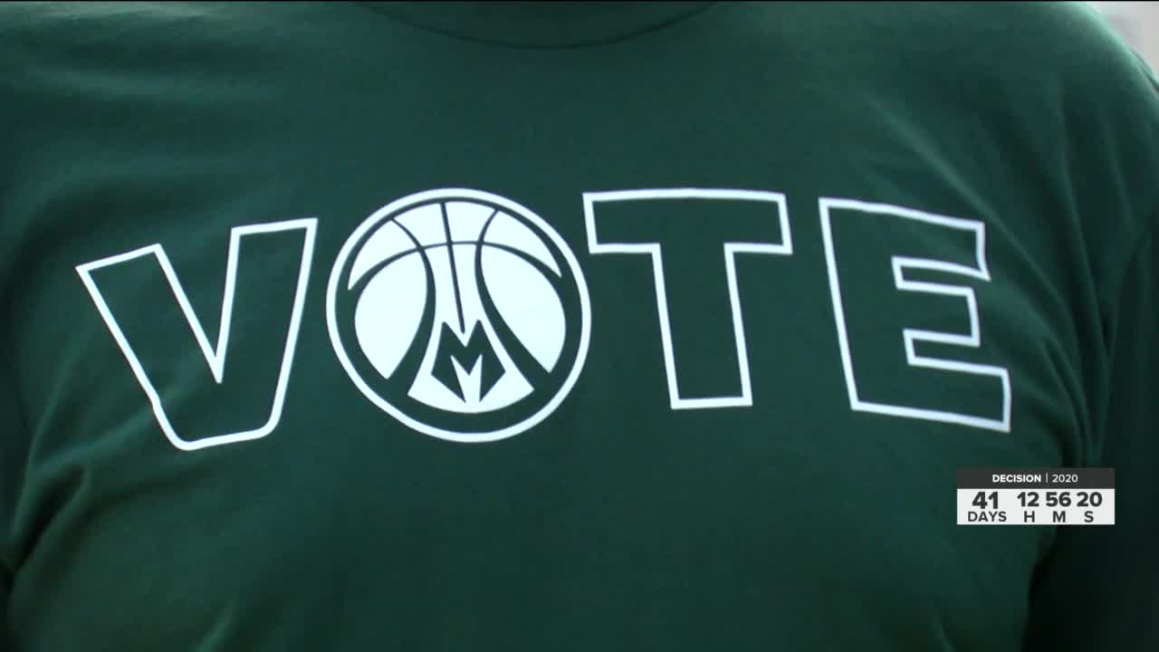 Bucks push the importance of voting