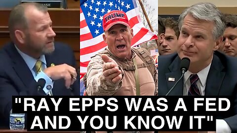 "ARE YOU GOING TO ARREST RAY EPPS?” FBI Director Christoper Wray PANICS Under Oath When asked This..