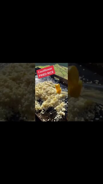 Keto Cauliflower Fried Rice! #friedrice #cauliflowerfriedrice #ketofriedrice #Shorts