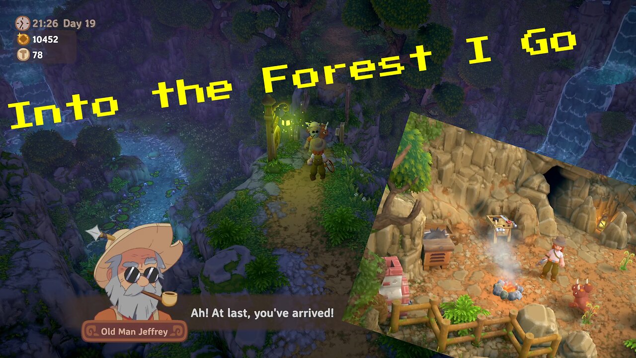 Into the Forest and Forest Caves I go and 3rd Profession Time Ep 5 Luma Island