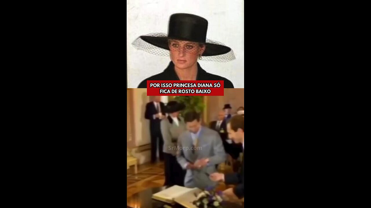 Por isso princesa Diana só fica de cabeça baixa