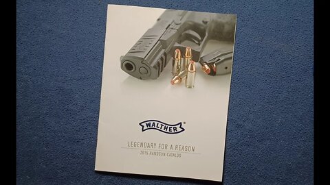 Vintage CATALOG REVIEW : WALTHER 2015 HANDGUN CATALOG, LEGENDARY FOR A REASON