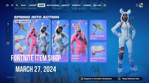 Fortnite Item Shop|March 27, 2024