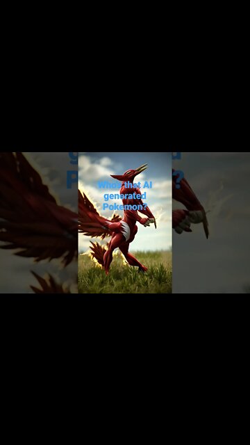 AI generated Blaziken #whosthatpokemon #pokemon