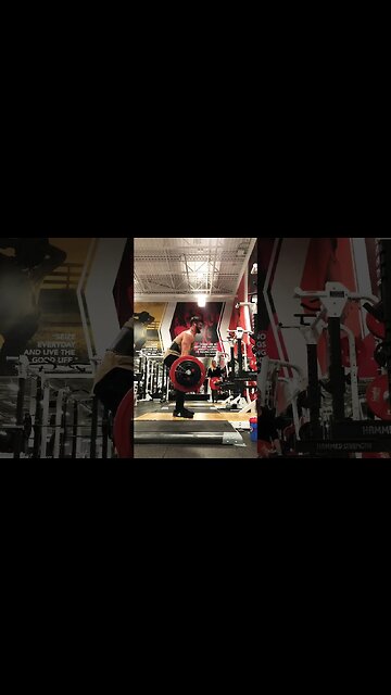 545 lb Deadlift (Conventional) 💀 #badform