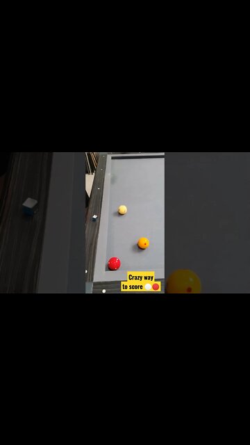 Crazy way to score the point! #shorts #3cushion
