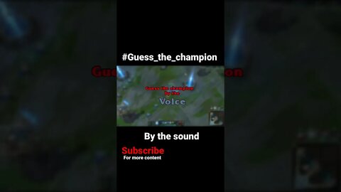 Guess the champion - League of legends | ep 1 #shorts #guess_the_champion #leagueoflegends