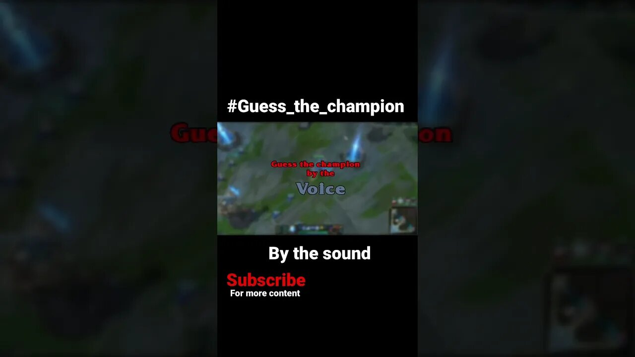 Guess the champion - League of legends | ep 1 #shorts #guess_the_champion #leagueoflegends