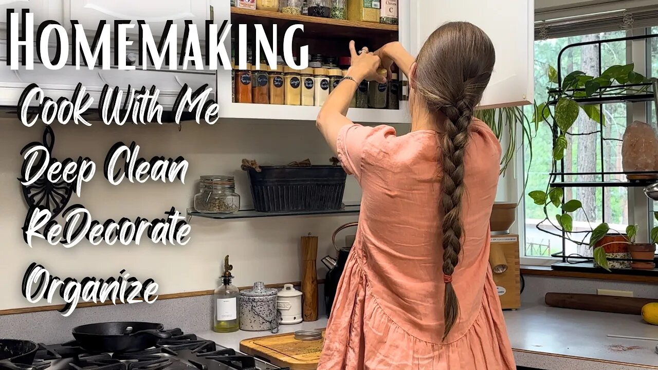 Homemaking, Pantry Organization, Cleaning Motivation, & Dinner Prep!