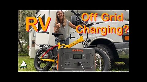 Jackery 700 Plus Solar Generator -ENOUGH POWER for my Ebike & RV Life? @SailingBrickHouse-RV Life 96