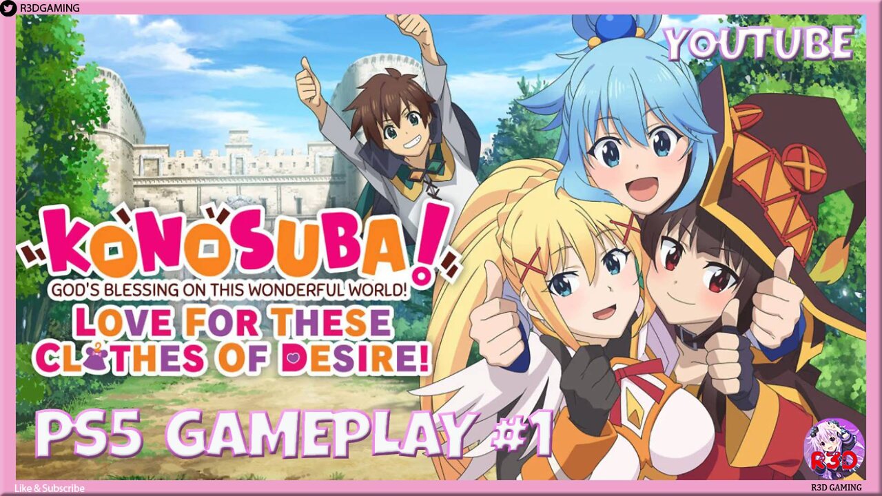 KONOSUBA - God's Blessing on this Wonderful World! Love For These Clothes Of Desire! PS5 GAMEPLAY!