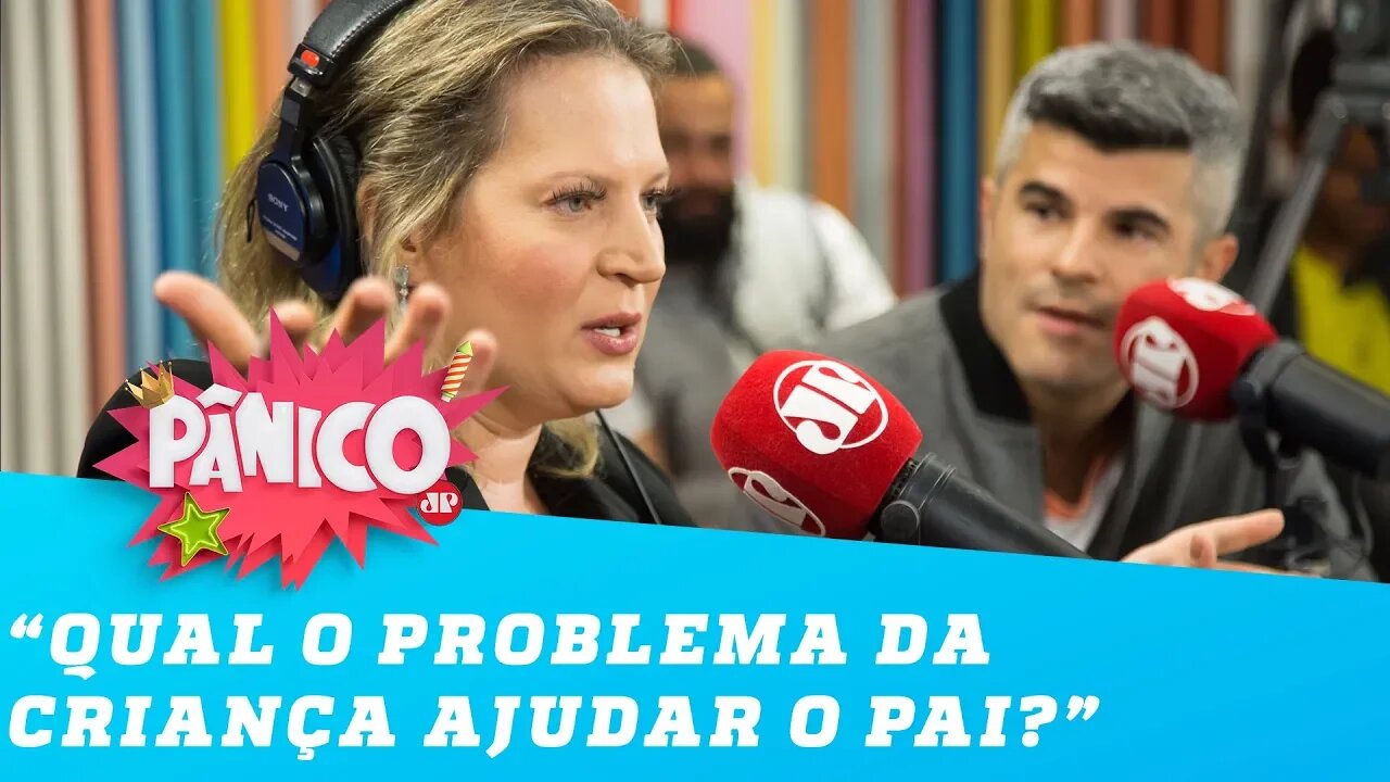 Joice Hasselmann discute o trabalho infantil