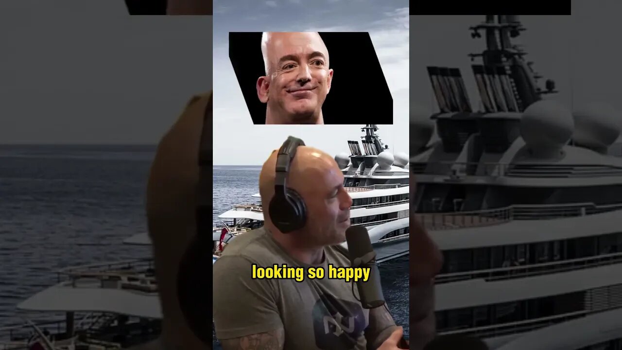 Jeff Bezos New superyacht that has its own support yacht - Joe Rogan & Neil Degrasse Tyson